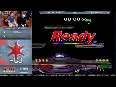 Rubicon 8 - COG | Wizzrobe (C. Falcon) vs. Will Picklez (Luigi) - SSBM - Pool A, WQ