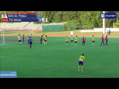 04.08.2016 SKN St. Pölten - FC Minsk - Highlight  (1. Halbzeit / 20:53) am 04.08.2016 19:40