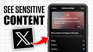 How To See Sensitive Content on X (Twitter) | Update 2026