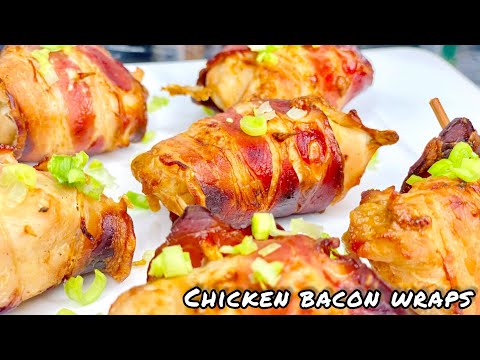 The Best Chicken Bacon Rolls| Moist & Delicious Bacon Chicken Wraps Full Recipe| Yummy Chicken Bacon