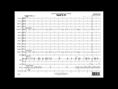 That's It! by Benjamin Bela Jaffe/arr. Paul Murtha