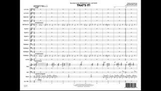 That's It! by Benjamin Bela Jaffe/arr. Paul Murtha