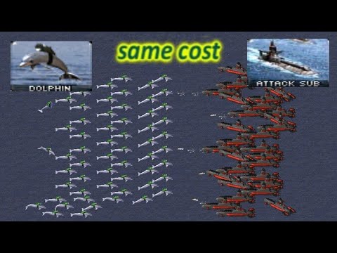 Dolphins vs Typhoons - Same Cost Battle: Red Alert 2