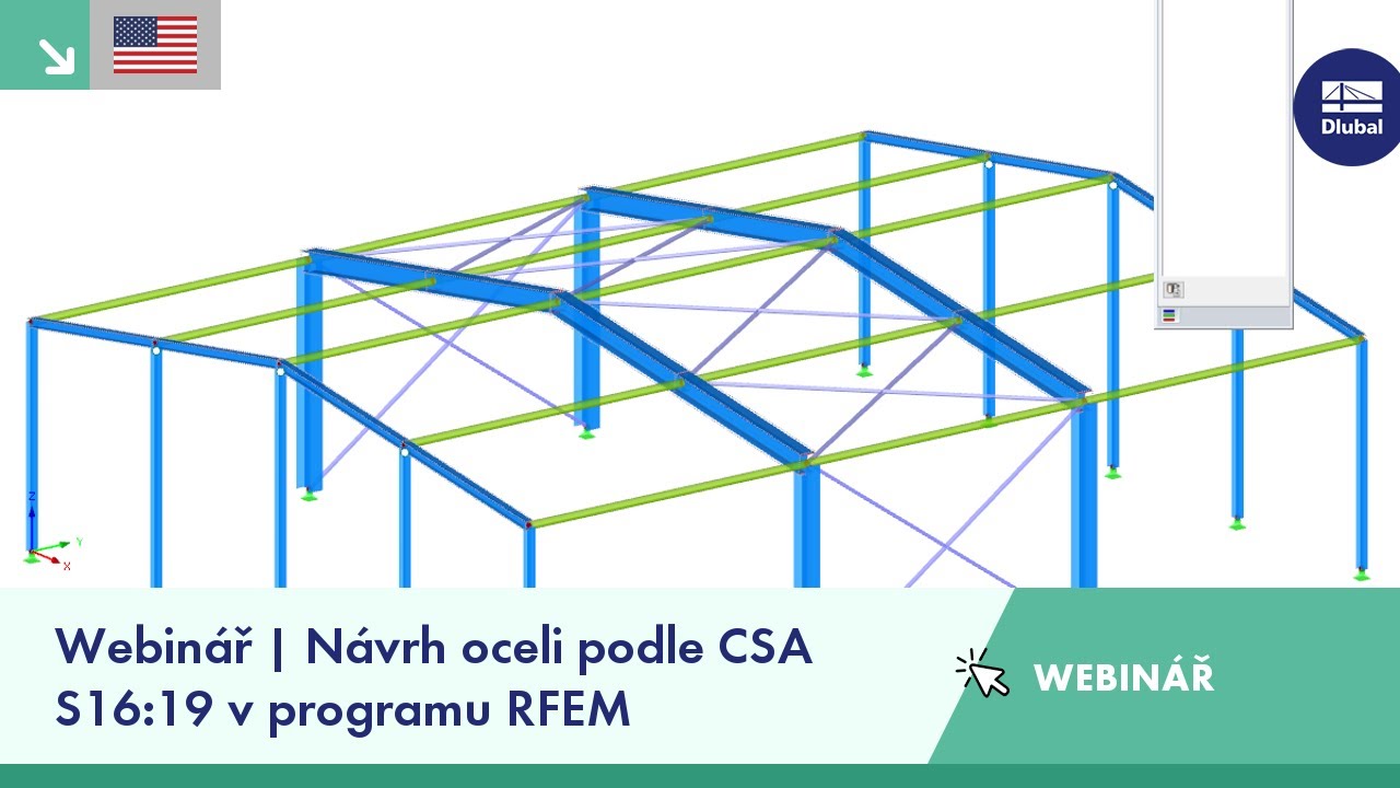 Webinář | Návrh oceli podle CSA S16:19 v programu RFEM