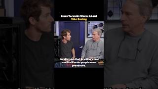 Linus Torvalds Warns About Vibe Coding #shorts #linux #coding #ai #programming