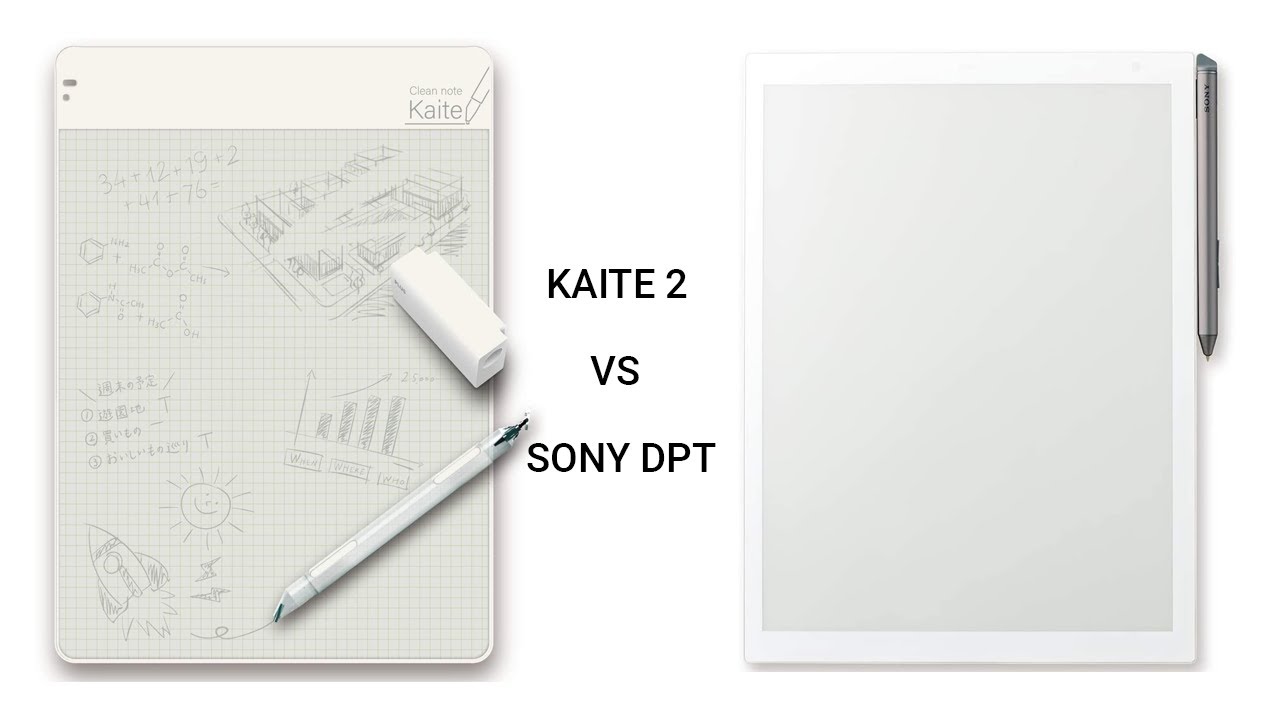 Sony DPT-RP1 vs Kaite 2 - 13.3 inch note taking battle