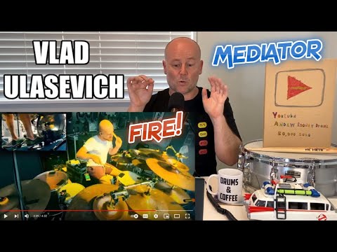 Drum Teacher Reacts 👀 VLAD ULASEVICH | JINJER Mediator (Live Drum Playthrough Szene Open Air) 🥁🙌