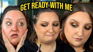 Get ready with me trying NEW & OLD makeup