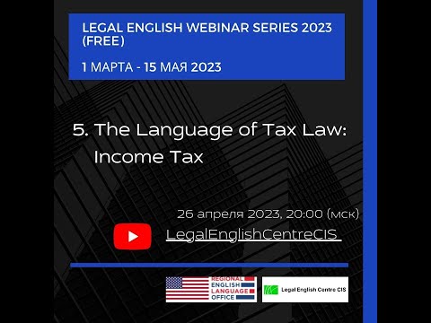 The Language of Tax Law : Income Tax