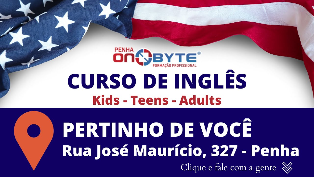 Curso de Inglês é na On Byte Penha