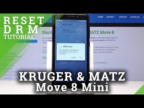 How to Remove DRM in KRUGER & MATZ MOVE 8 Mini - Clear DRM Licenses