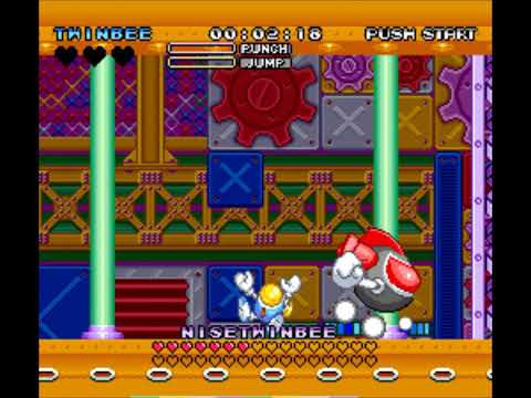 Popn' Twinbee Rainbow Bell Adventures (Final Boss and Ending)