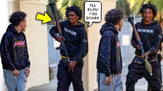 Crazy Thug Pulls Out An RPG On Me!