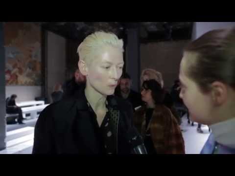 Daria Shapovalova at Haider Ackermann F/W 2013