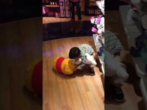 2017.02.18 James and Natalie at the Disney store