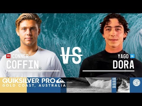 Conner Coffin vs. Yago Dora - Round Two, Heat 10 - Quiksilver Pro Gold Coast 2018