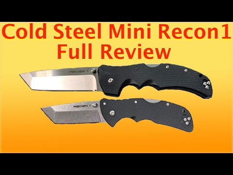 Cold Steel Mini Recon 1 Tanto 27BAT Full Review