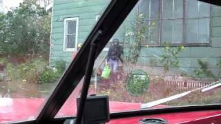 preview picture of video 'Biondo rescue airboat helping evacuate at the Arcadia Wisconsin flood'