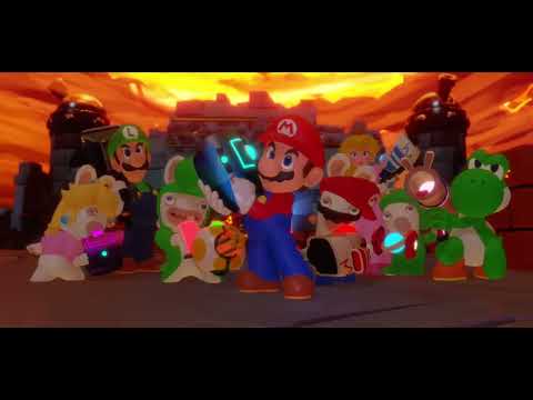 Mario Rabbids Kingdom Battle Final Boss MegaDragonBowser,s Death