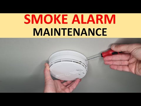 Smoke alarm - testing and maintenance