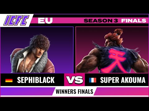 Super Akouma (Akuma) vs Sephiblack (Miguel) Winners Finals - ICFC EU Tekken 7 Season 3 Finals