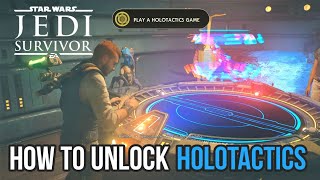 Star Wars Jedi: Survivor | How to unlock Holotactics mini-game