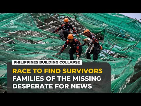Hopes dim for survivors as search continues after Philippines building collapse
