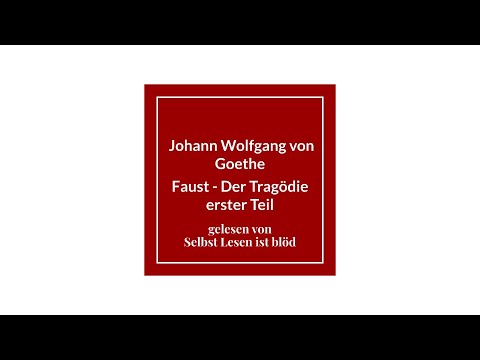 Faust Hörbuch Der Tragödie erster Teil Hörspiel🤜🏼 Johann Wolfgang von Goethe | Selbst Lesen ist blöd