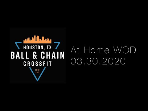 Home WOD 03.30.2020