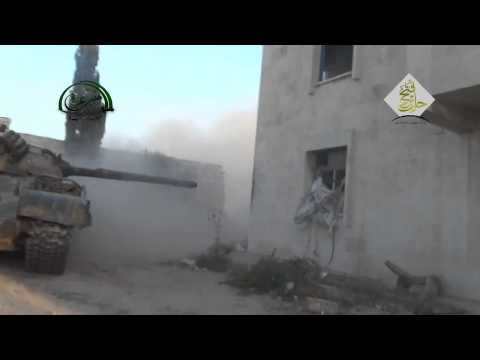 استهداف مقرات النظام من قبل الفرقة 16 مشاة على جبهة الخالدية في مدينة حلب