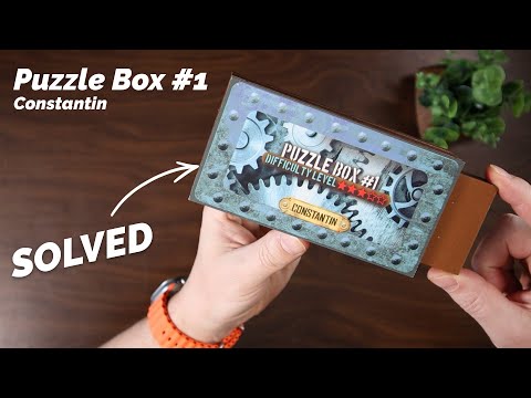 Better than #2 and #3 | the Constantin #1 | Puzzle Box | Hardest of the set