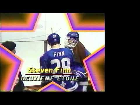 QUEBEC NORDIQUES AT MONTREAL CANADIENS, ADAMS DIVISION FINALS, GAME 2: THREE STARS (APRIL 22, 1987).