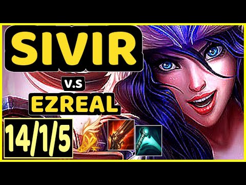 STIXXAY (SIVIR) vs EZREAL - 14/1/5 KDA BOTTOM ADC CHALLENGER GAMEPLAY - NA