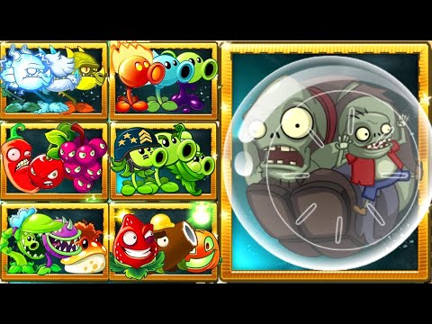 PvZ 2 Random Team Plants Vs Team 5 Hamster Ball Gargantuar Zombie