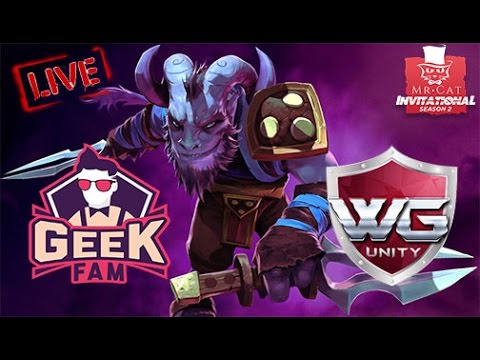 Geek Fam vs WG.unity Game 1 Live - LB Round 3 bo3 - Mr. Cat Invitational Season 2