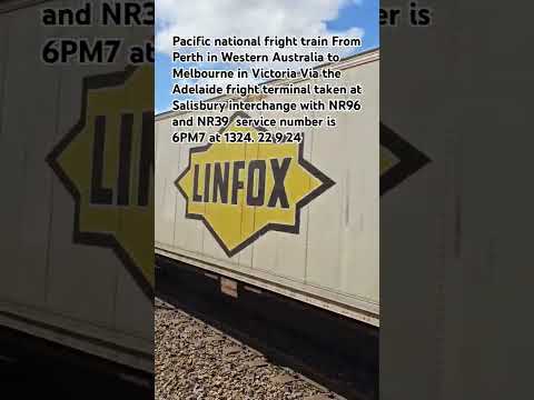 6PM7 pacific national fright train