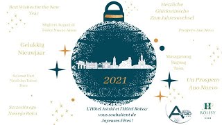 Voeux 2021 hotel Astrid et Roissy à Lourdes