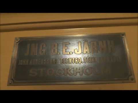 Ingenjör E. JÄRNH (MB. Graham Brothers) traction elevator @ Rörstrandsgatan 14, Stockholm