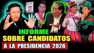 Download lagu 🚨INFORME SOBRE CANDIDATOS  y Plancha Presidencial  ANUNCIADA por Pedro Castillo para  2026 mp3