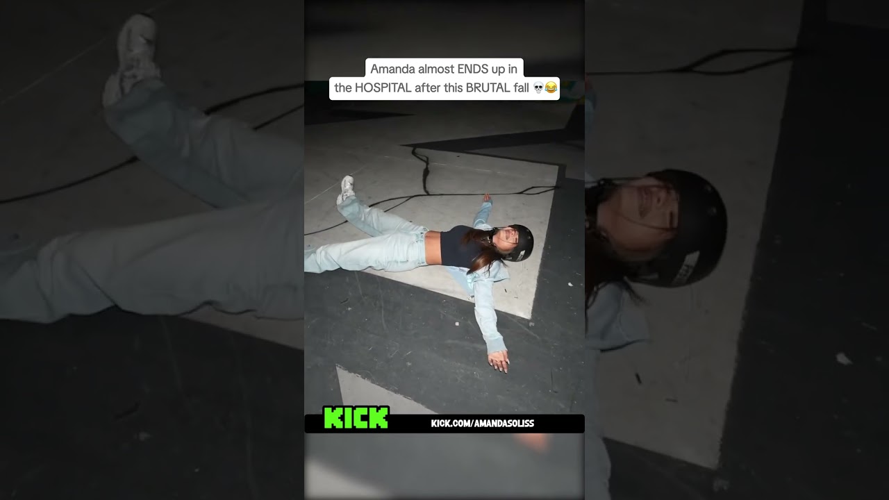 Amanda almost ENDS up in the HOSPITAL after this BRUTAL fall 💀😂#amanda #yera #zavalahimself