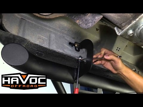 How to Install Havoc HS2 Nerf Bars on GMC/Chevy Crewcab 2014+ 1500 and 2015+ HD GAS