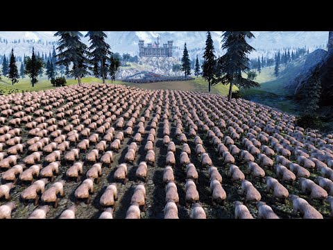 BEARS LAY SIEGE TO GOLDEN KNIGHTS CASTLE - UEBS MODS - Ultimate Epic Battle Simulator