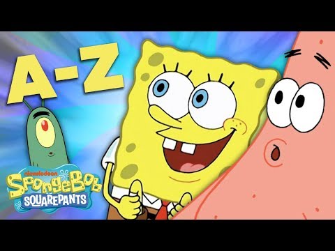 The Alphabet as Portrayed by SpongeBob SquarePants ?