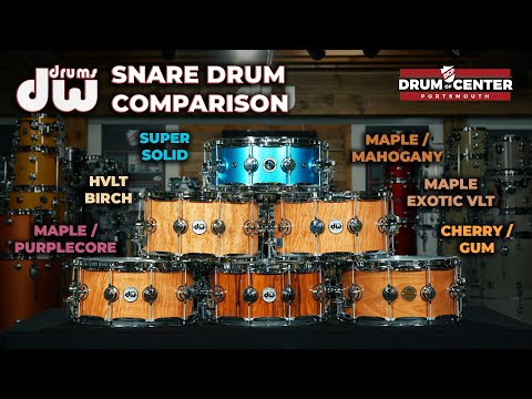 6 Different DW Snare Drum Shells - What's The Difference?