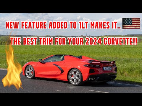 This NEW FEATURE Makes The 1LT The BEST TRIM For 2024 Corvette Stingray!!!