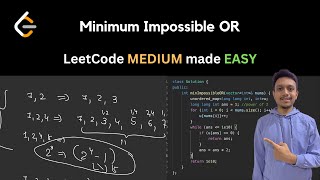 YouTube video '2568. Minimum Impossible OR | LeetCode Medium | Bitwise OR'