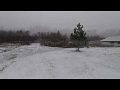 THE FARMHOUSE. First snowfall of the season. 2020.