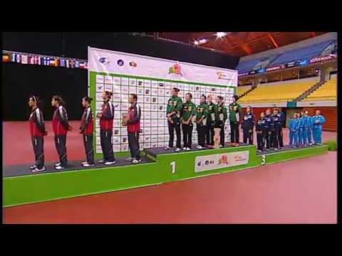 2014 European Championships: Women's Team Award Ceremony
