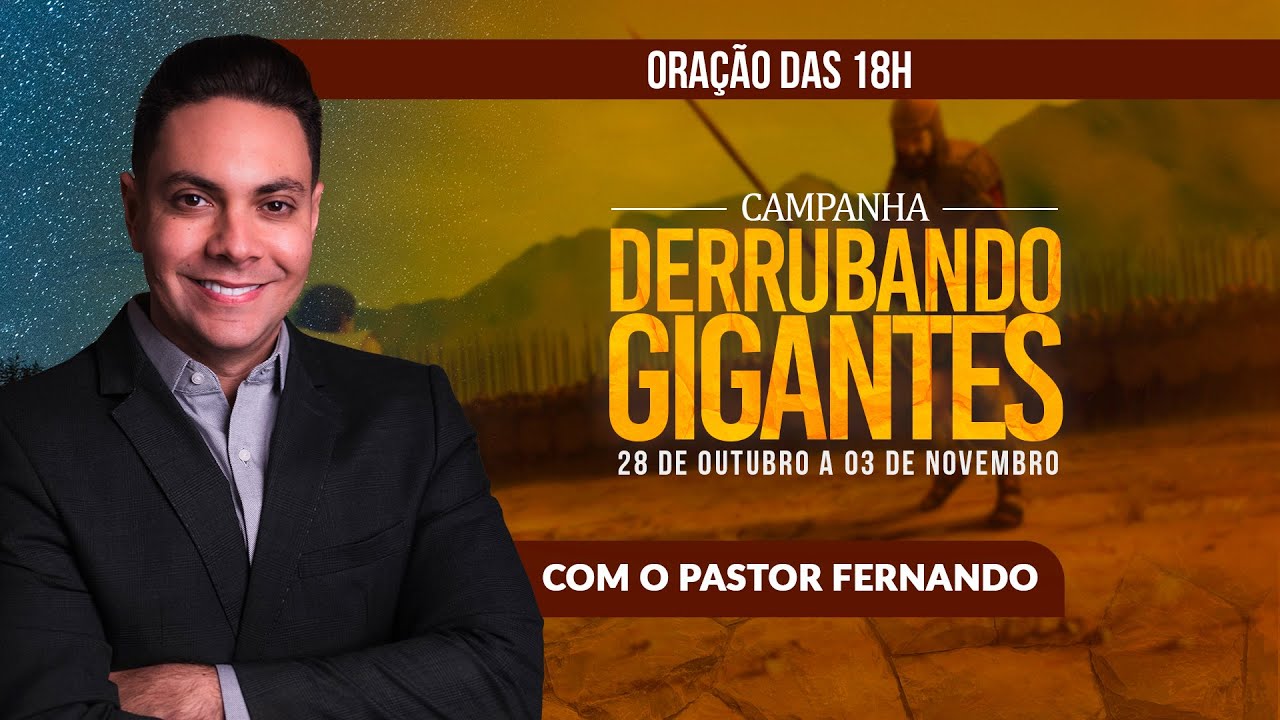 🌙ORAÇÃO DA NOITE - 02/11/2024 I CAMPANHA DERRUBANDO GIGANTES  @PrFernandoBranco