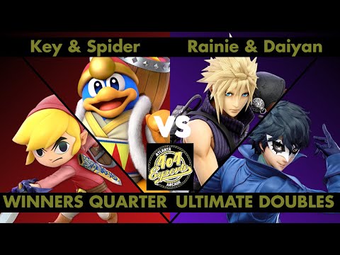 4o4 Smash Night 18 - Key (Dedede) & Spider (Toon Link) vs Rainie (Cloud) & Daiyan (Joker) - WQF